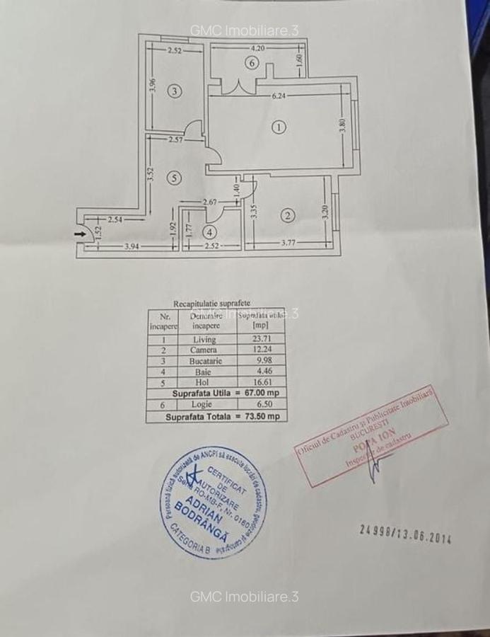 Apartament 2 camere decomandat bloc 2014 A254 EXCLUSIVITATE - 18