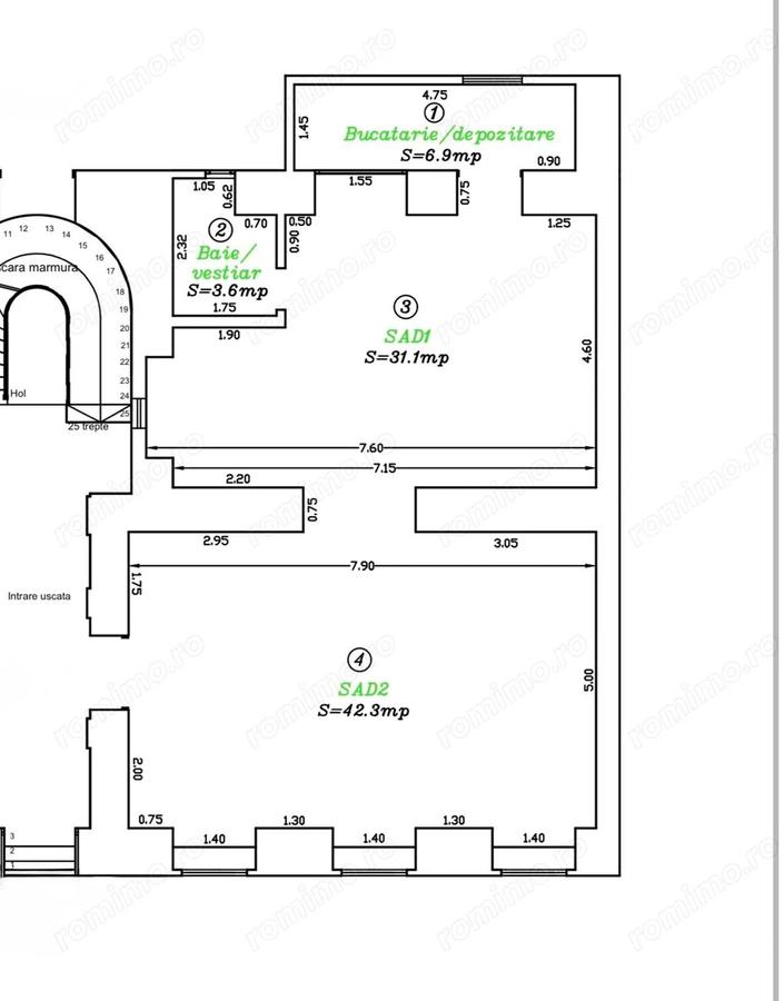 2 spatii in Piata Unirii (84mp si 71mp) - 5