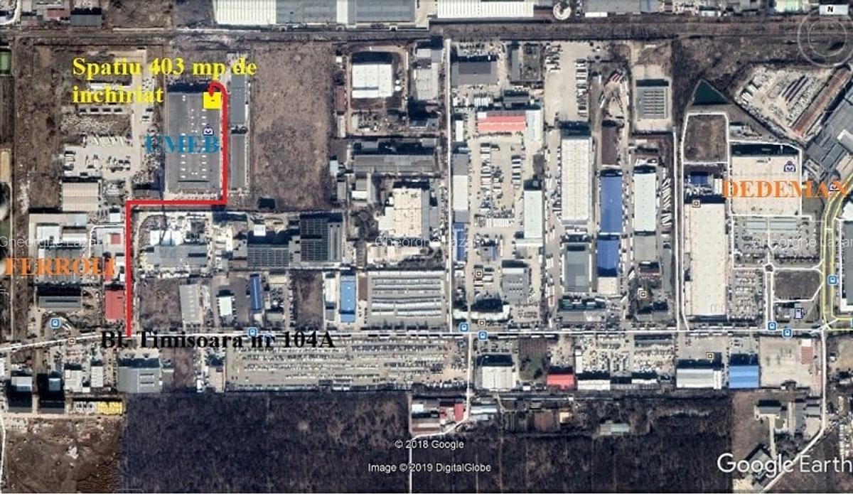 Spațiu industrial, 403 mp în Vest - 2