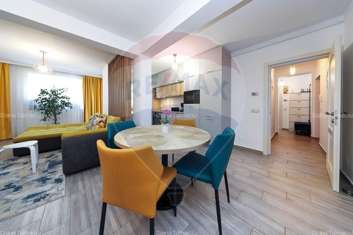 Apartament cu 3 camere decomandat, mobilat în Tractorul - 5