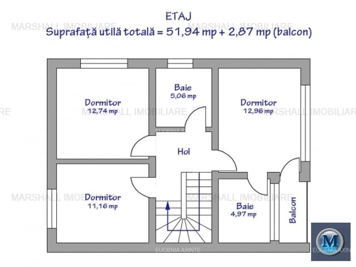 Casă cu 4 camere în Rudului - 4