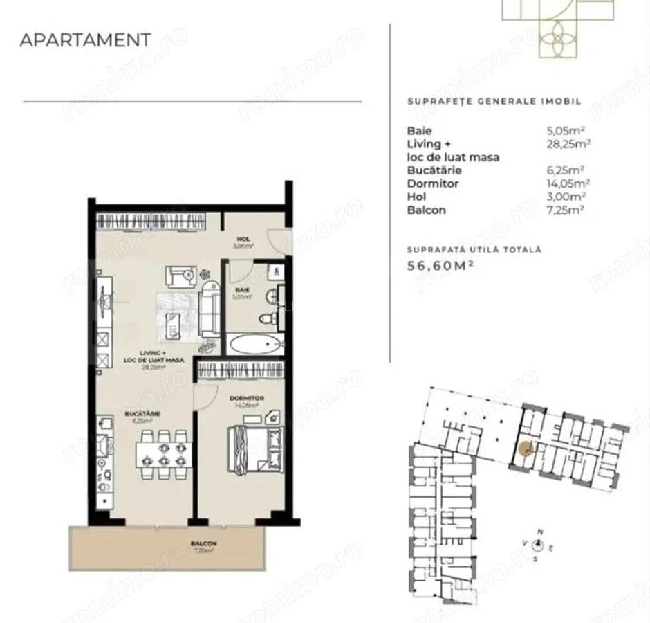 OPORTUNITATE ! Apartamente 2 camere, la cel mai mic pret din Cluj Napoca! - 2