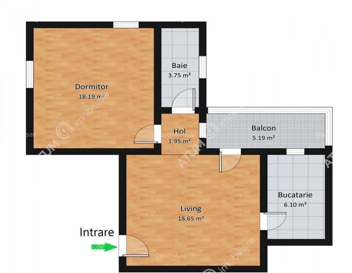 Apartament 2 camere balcon pivnita in zona Terezian din Sibi - 5