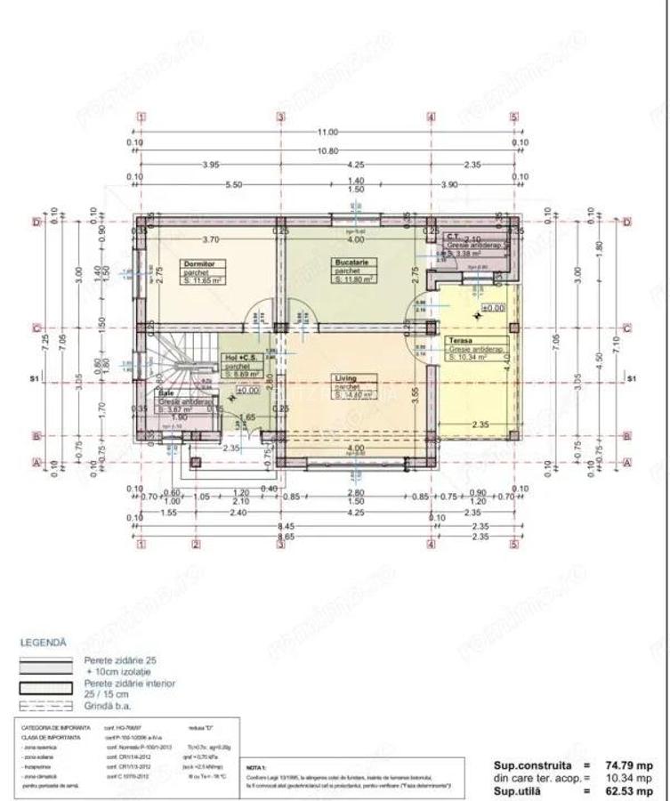 Casa etaj, 120 mp utili, 320 mp teren, zona Burdujeni - 5