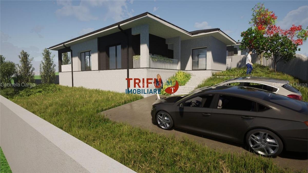 Casa 4 camere de vanzare la rosu pe un nivel - 1
