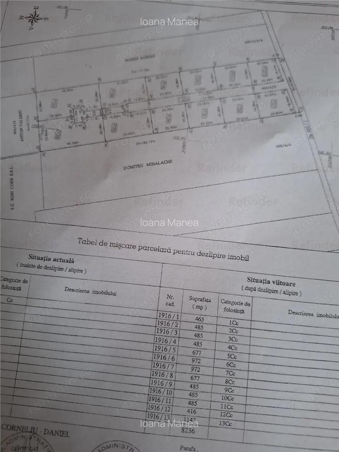 Vanzare teren intravilan costruibil | Corbeanca | Tamasi | loturi pentru constructie case | 485mp - - 3