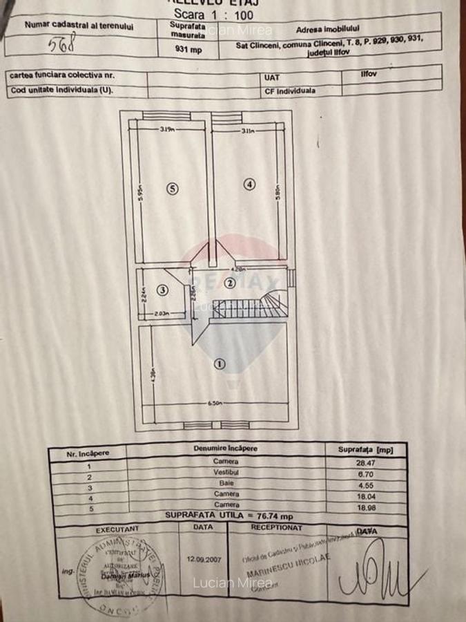 Casa individuala  6 camere de vanzare in Clinceni teren 1000mp - 16