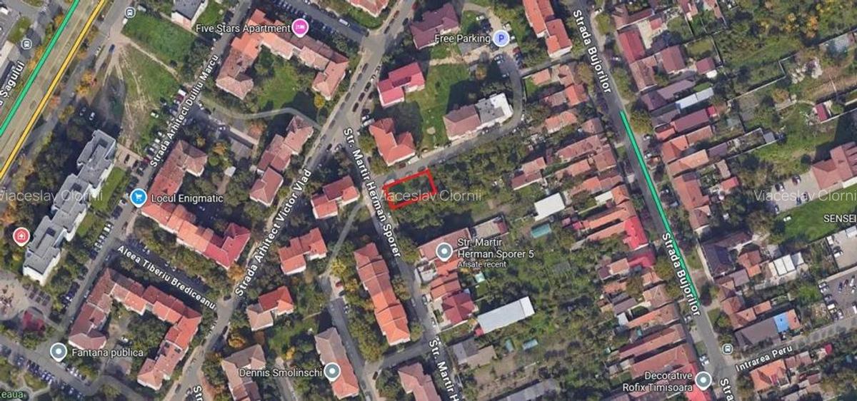 Teren Intravilan, De Vanzare, 500 mp, Zona Steaua, Timisoara, Comision 0 - 3