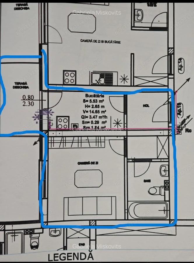Apartament 1 camera decomandat - 7