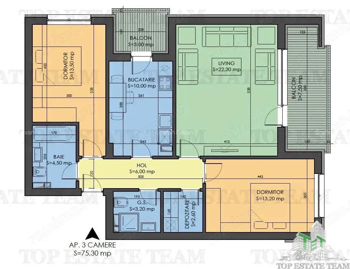Apartament 3 camere 86mp bloc nou Prelungirea Ghencea - 2
