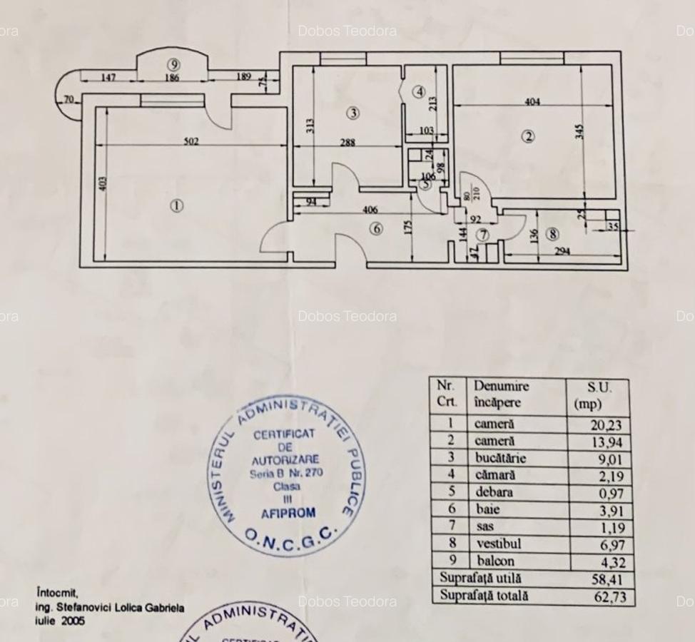 Ap. 2 camere - Vitan Mall, 60 mp utili, mobilat, str. Vlaicu-Voda - 12
