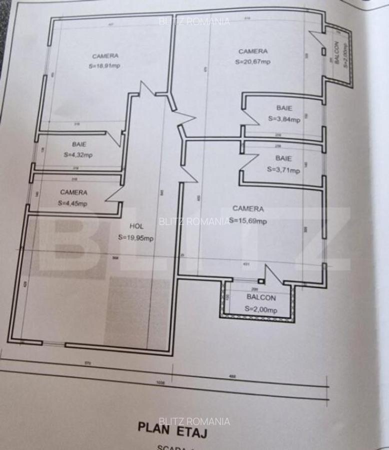 Pensiune 9 camere, 300mp, Exterior Nord - 6