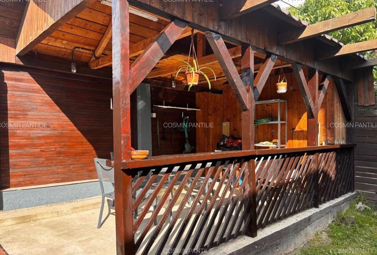 Casa Modernă, curte cu foișor-Mogoșoaia,  Șos. Bucuresti-Targoviste - 3