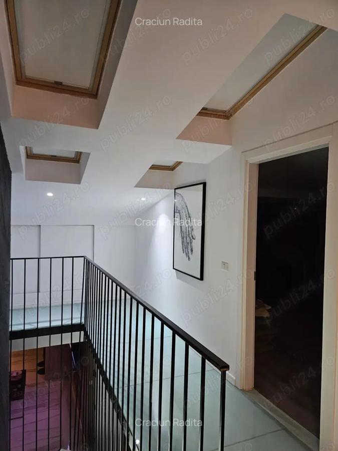 Otopeni Polona, apartament 3 camere, 150 mp, scara interioara, mobilat si utilat lux - 19