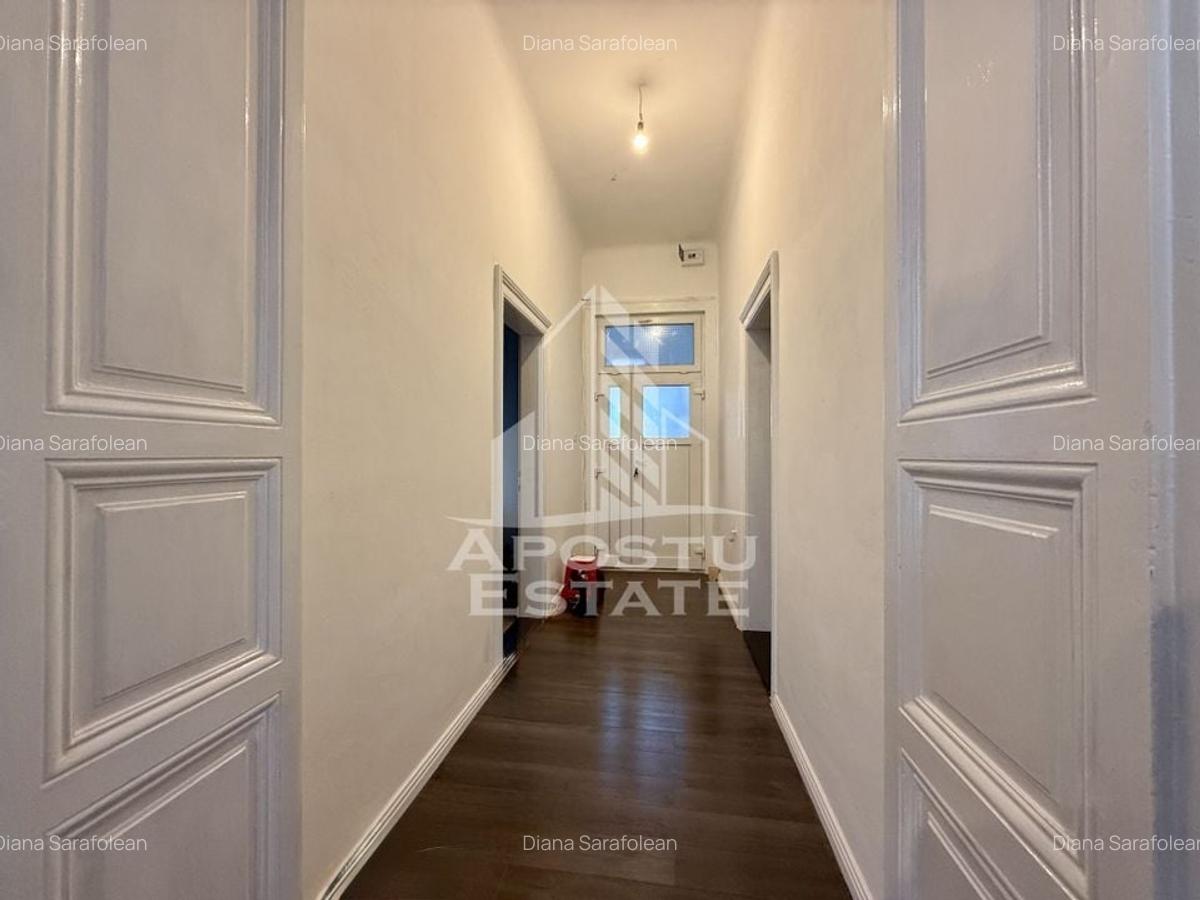 Apartament 3 camere, renovat, vedere la Bega, zona centrala - 9
