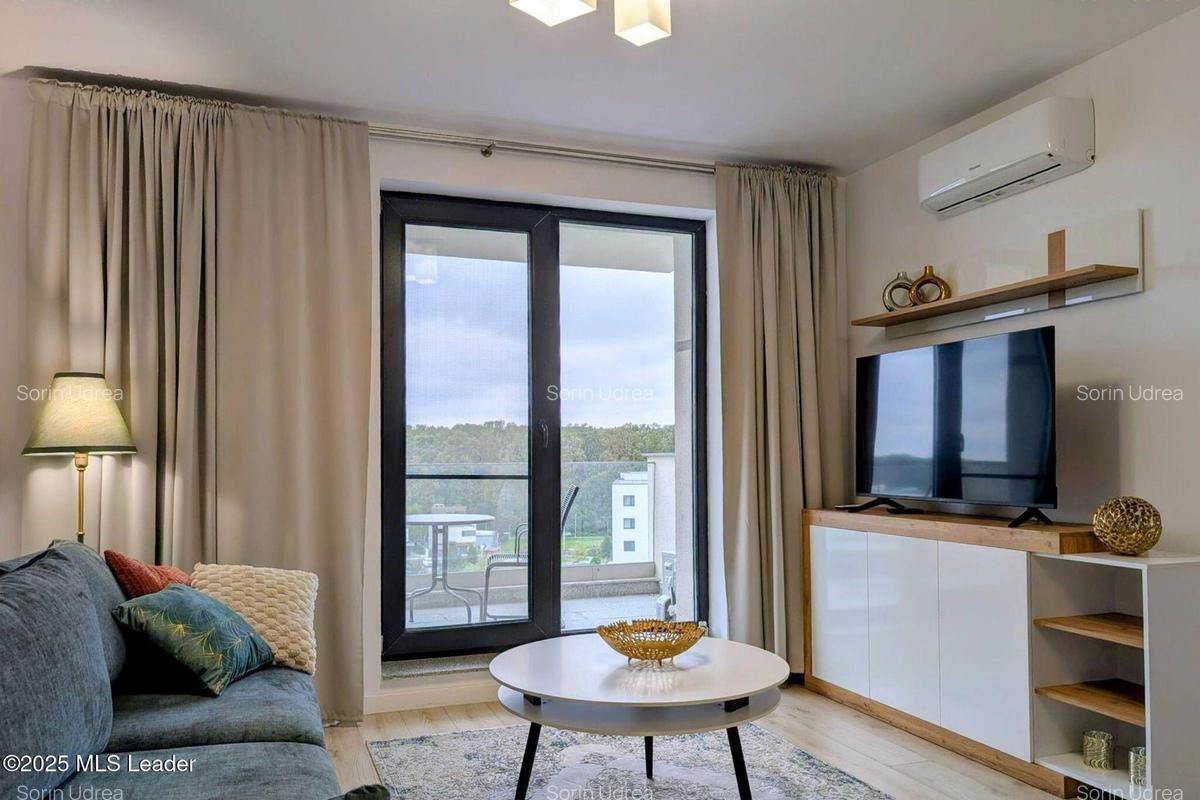 Greenfield Baneasa, 2 camere 50.8 mp, nou si mobilat, vedere padure! - 5