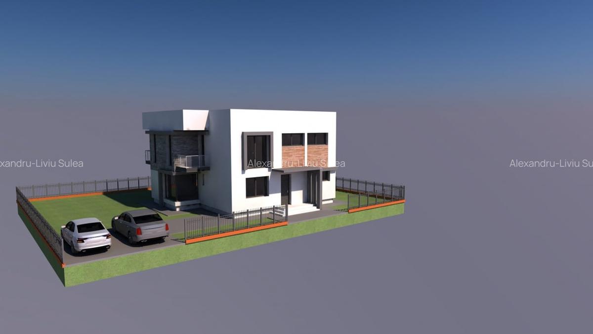 Casa P+E moderna in Sanpetru, teren 500mp - 2