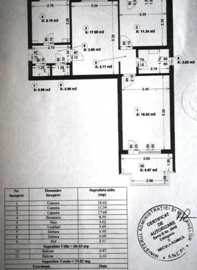 Obor,Mihai Bravu,3 camere,bl.reabilitat,2 balcoane,geam la baie, - 8