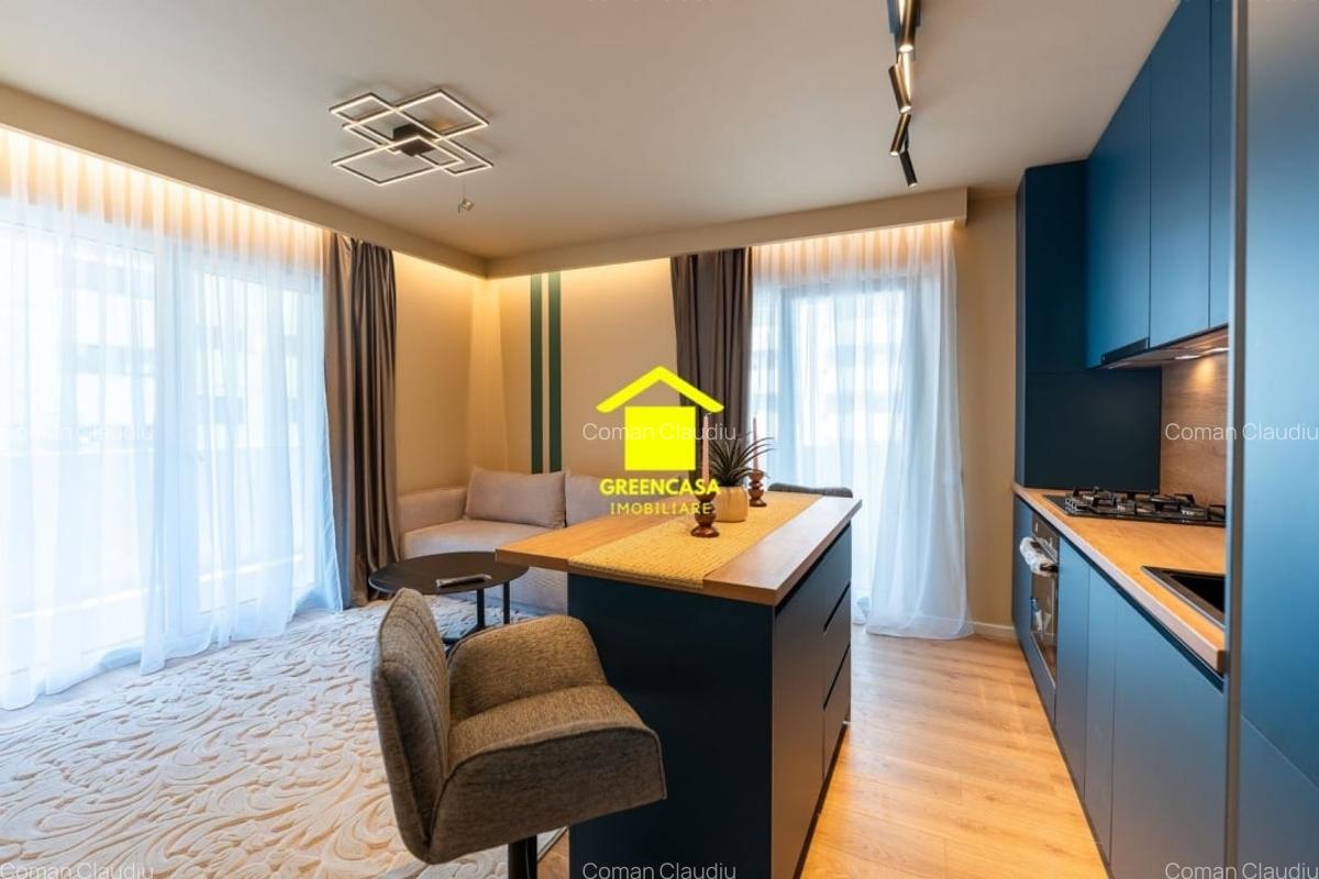 Apartament ultrafinisat, 3 camere, terasa 27mp, parcare subterana, Floresti - 2