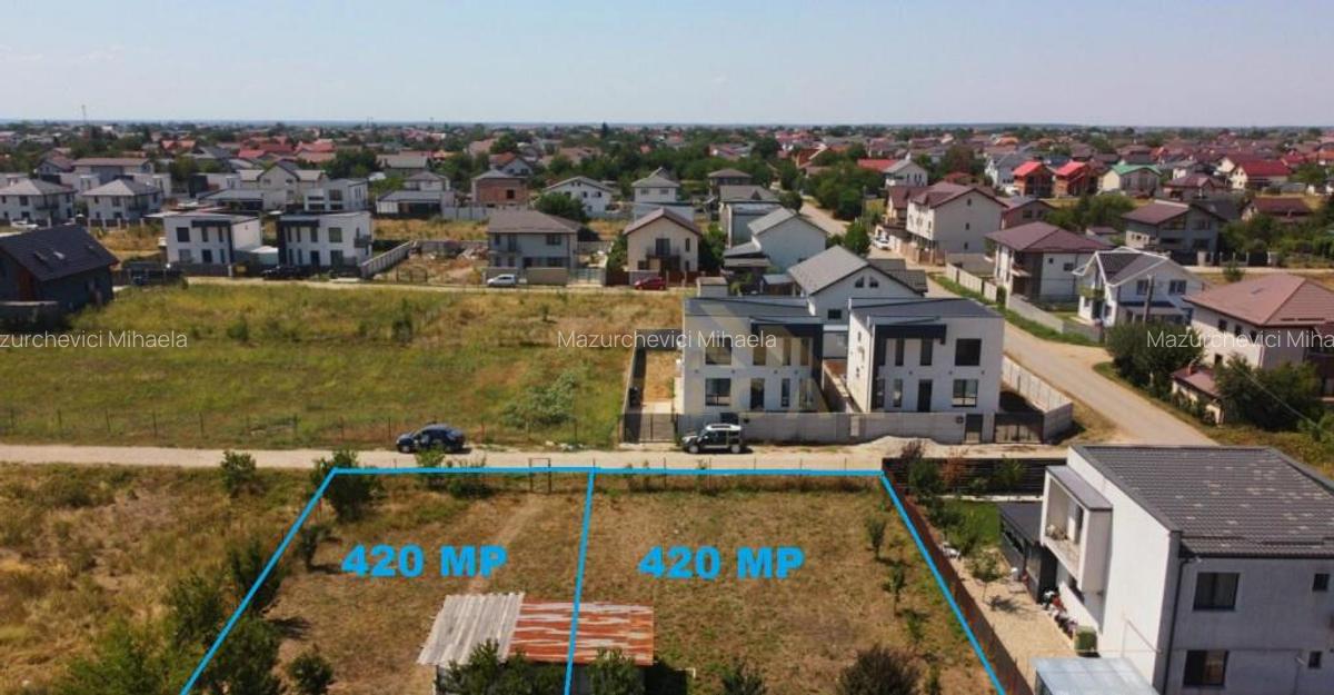 Teren intravilan - gaz si curent - com Berceni - 2
