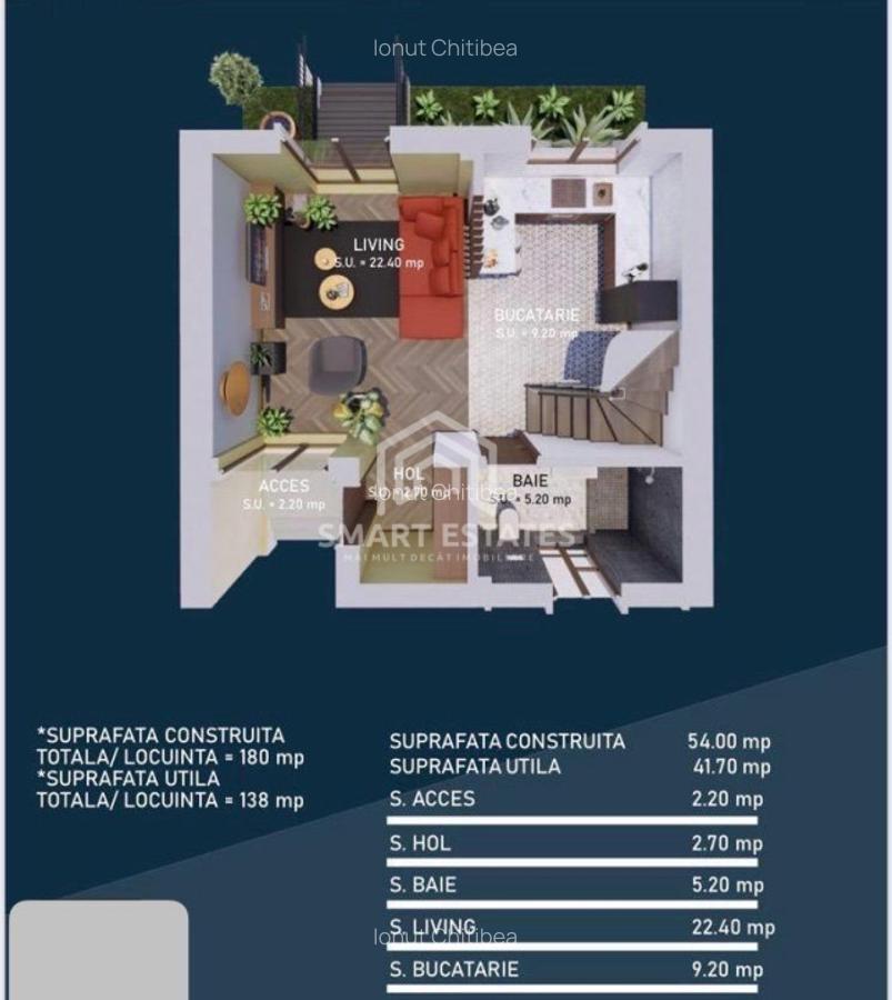 Vila Insiruita P + E + M 140 mp - Trapezului - Comision 0% - 14
