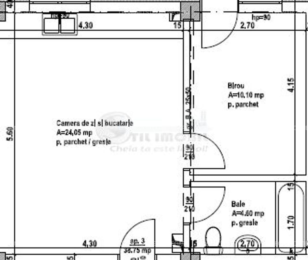 Apartament cu 2 camere decomandat|Rediu|75.000EUR+TVA 21%|0% comision - 4