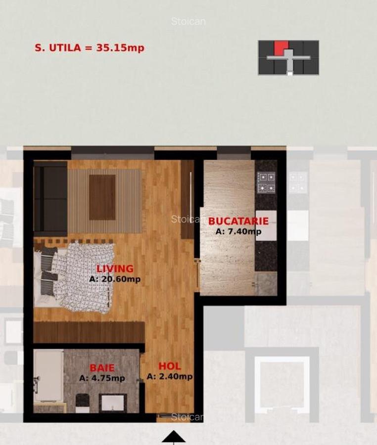 Apartament doua camere si garsoniere. Dobroesti, Comision 0% - 7 Apartament doua camere si garsoniere. Dobroesti, Comision 0% - 7