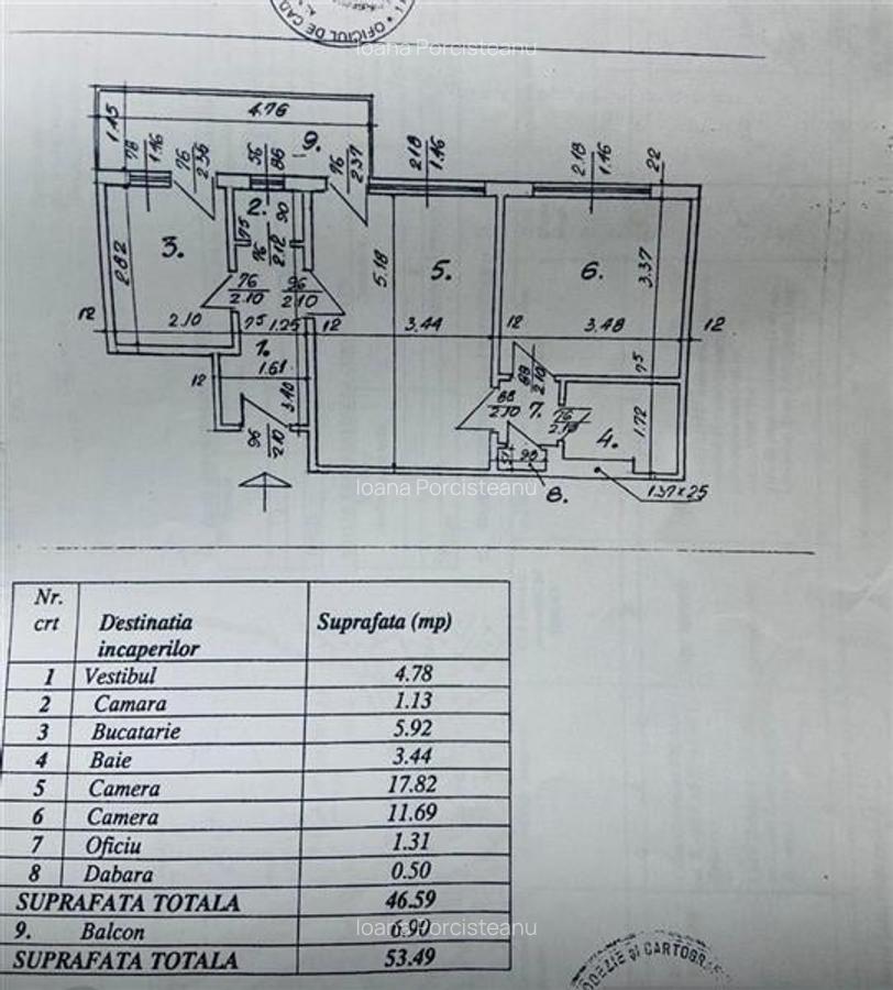 Apartament cu 2 camere semidecomandat în Grivița - 9