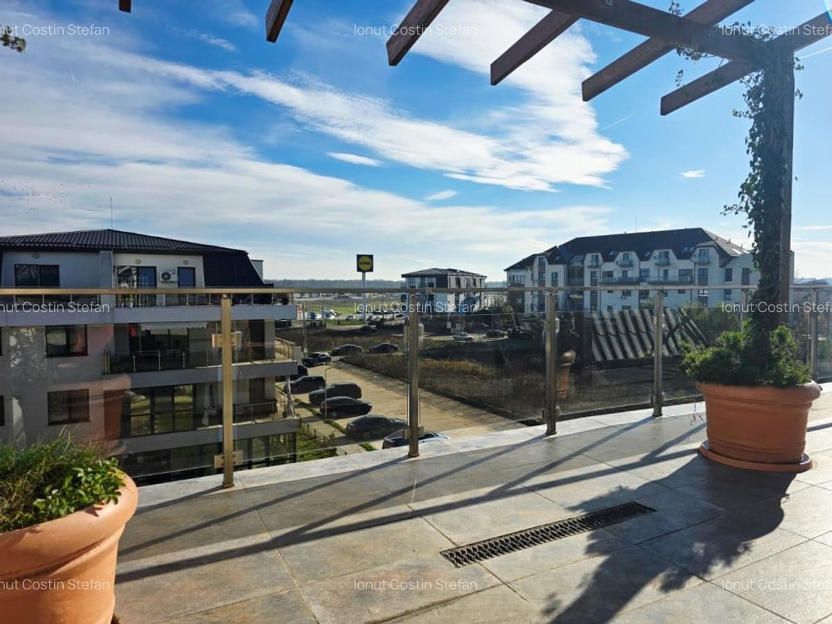 Apartament 2 camere Otopeni, terasa 25mp, lift - 5