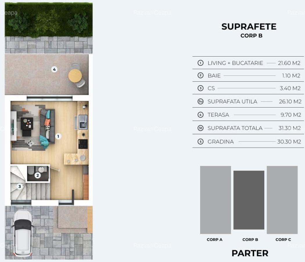 Triplex 4 camere | 0 comision | Otopeni Odai - Drumul Viilor - 9