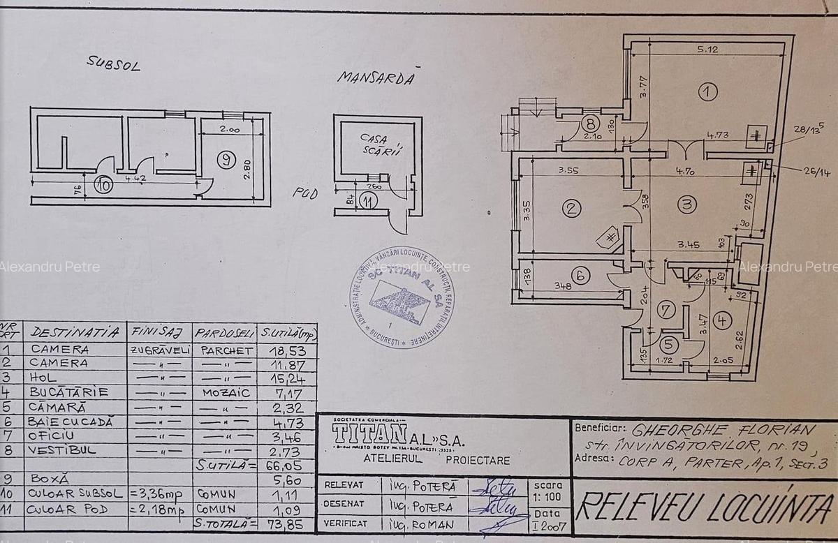 3 cam in Vila | 70 mp | Decebal | Alba Iulia | Ready to move in - 16
