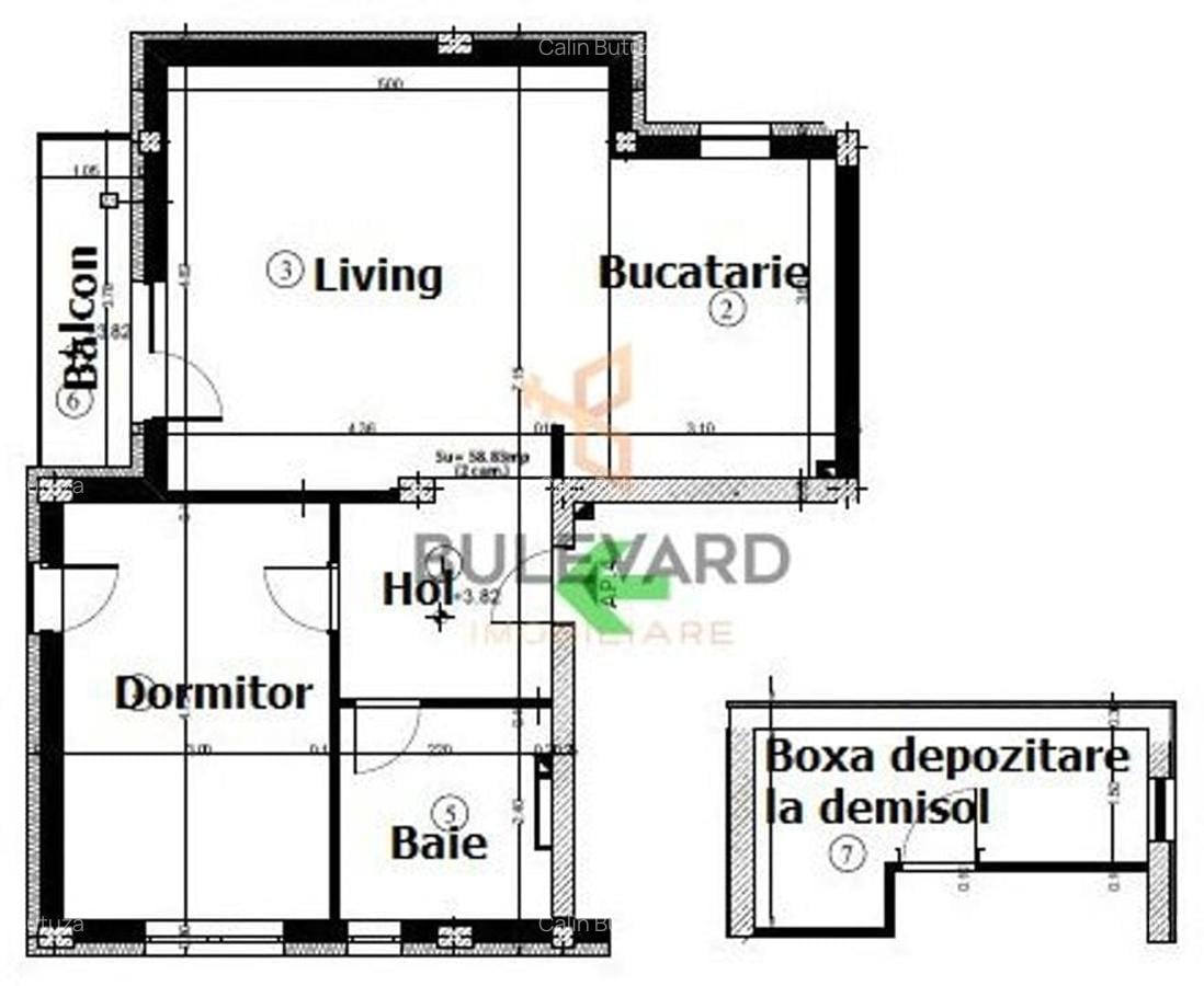 Apartament 2 camere, bloc tip vila, parcare, zona Buna Ziua - 9