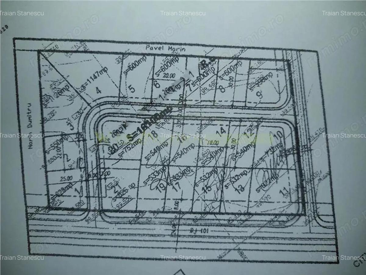 Teren 16100 mp de vanzare, Gruiu Snagov. Pret NEGOCIABIL - 1