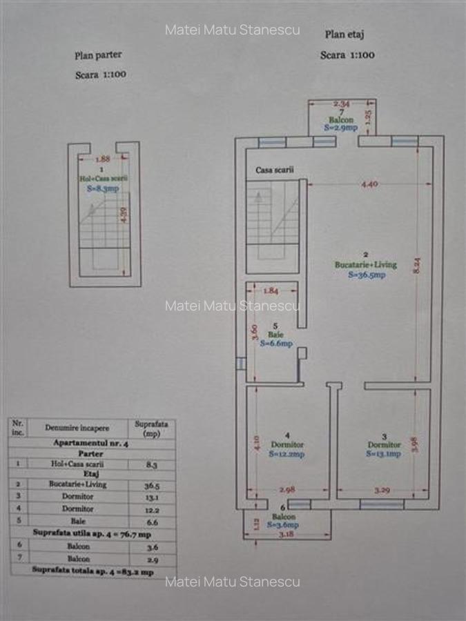 Apartament Etaj 1 in Vila zona Braitim - 4