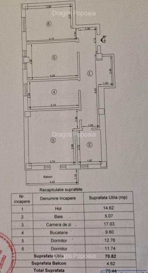 3 CAMERE 2 BAI+ 2 LOC PARCARE+ BOXA - 9