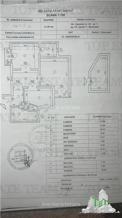 Apartament 3 camere , zona Victoriei,  central,  pentru locuit sau investitie - 7