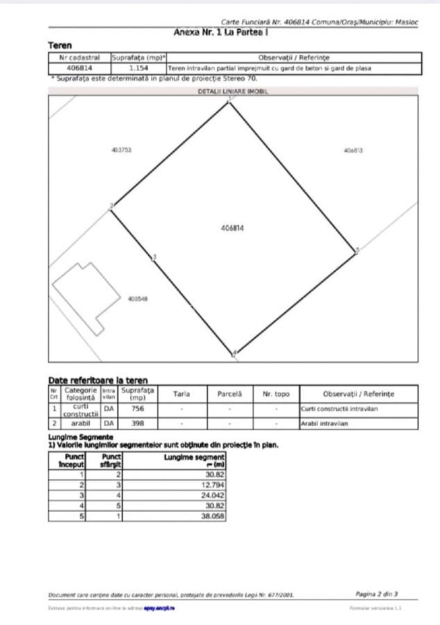 Vând teren intravilan construcții casa in vatra satului - 9