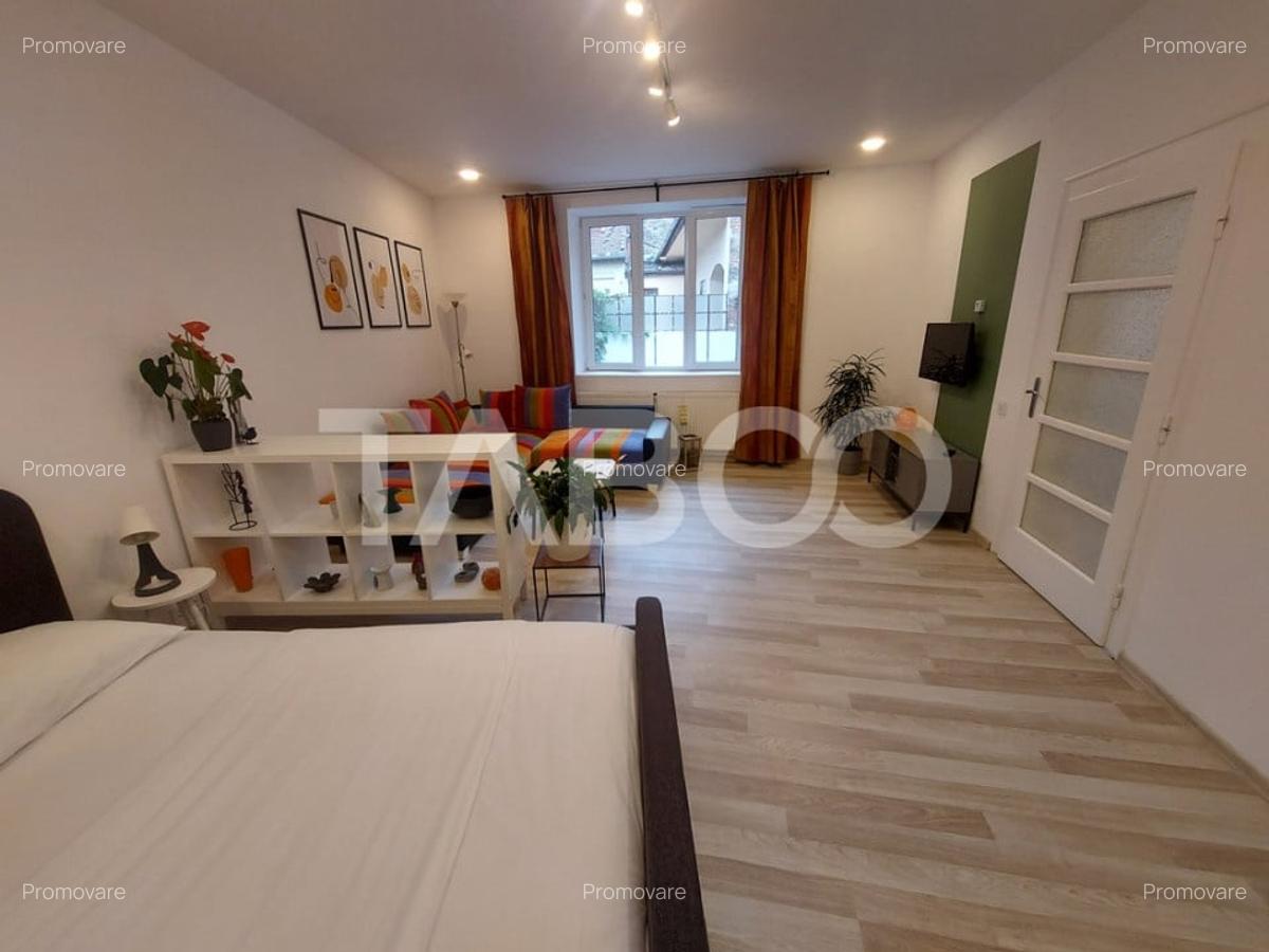 Garsoniera de vanzare 43 mpu pivnita Sibiu zona Orasul de Jos - 1