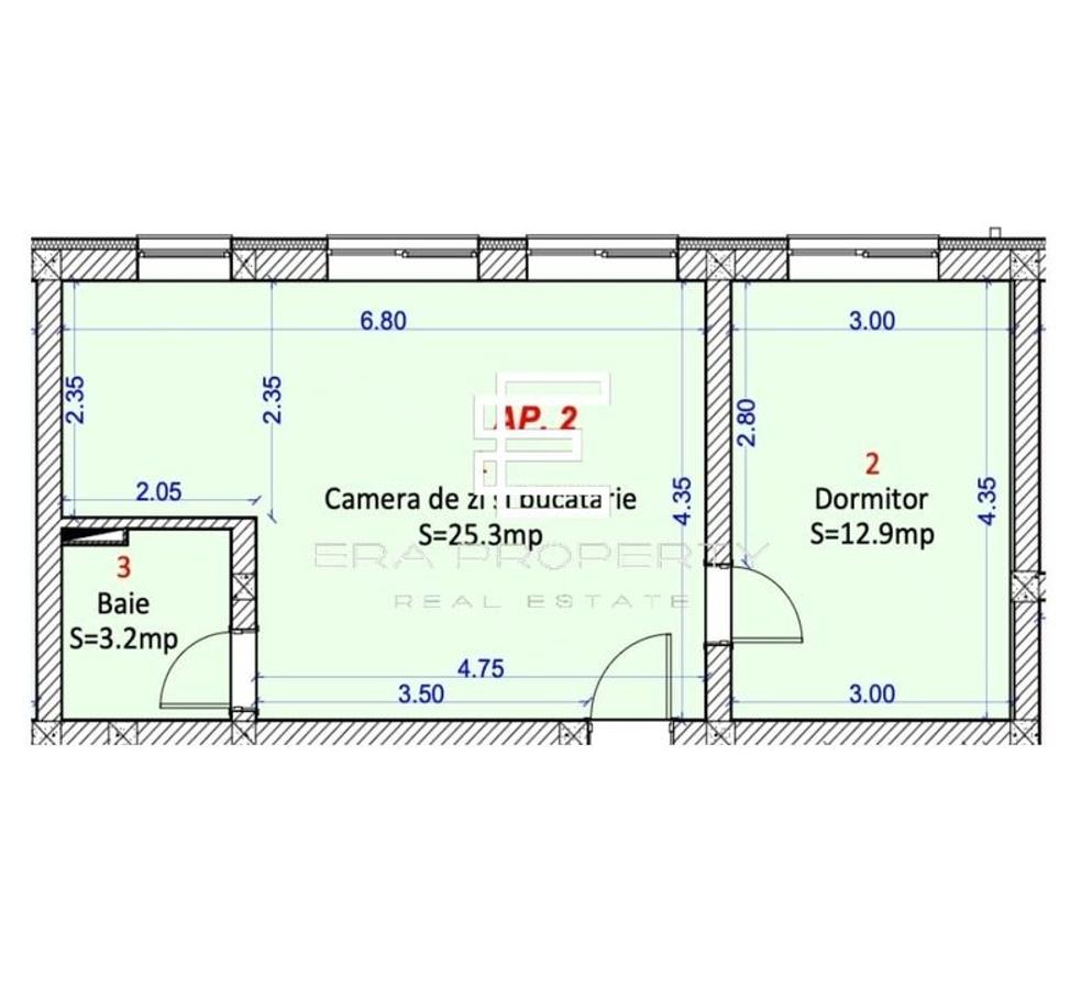 Apartament 2 camere -intabulat - Selimbar zona Shopping City - 11