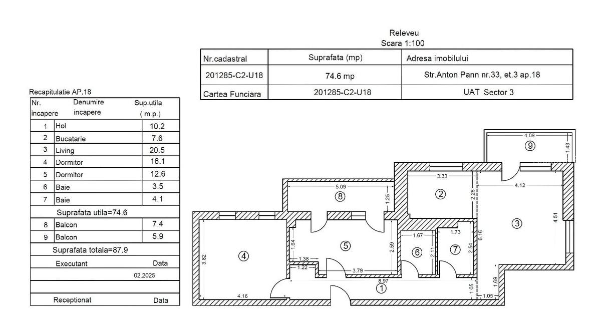 Apartament 3 Camere Unirii de Vanzare - Bloc Nou 2025 - 15