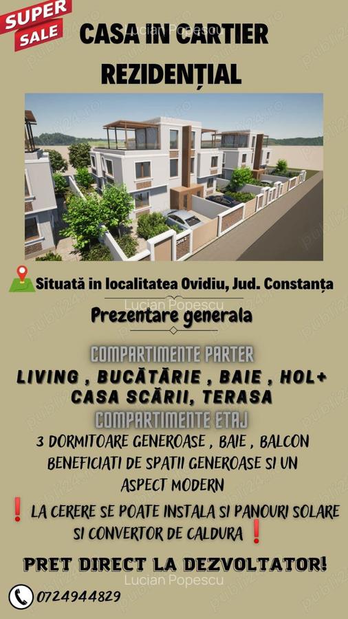 Locuinta individuala in cartier rezidential ovidiu vest - 1