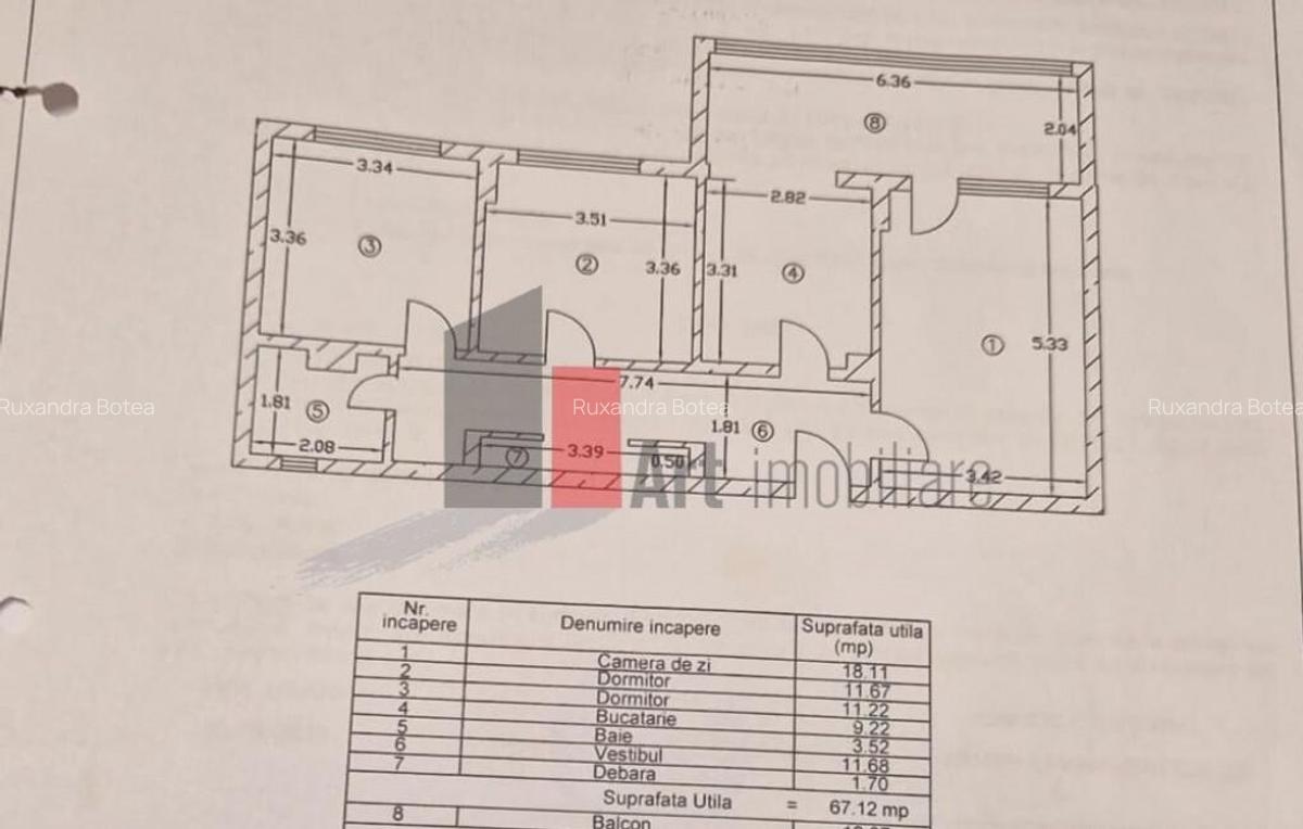 Apartament 3 camere Militari - 8