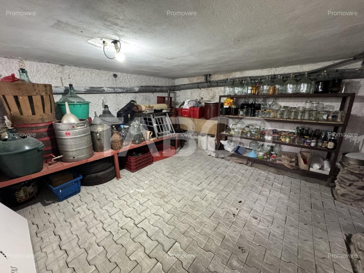 Casa singur in curte cu 4 camere pivnita teren 234 mp Terezian Sibiu - 11