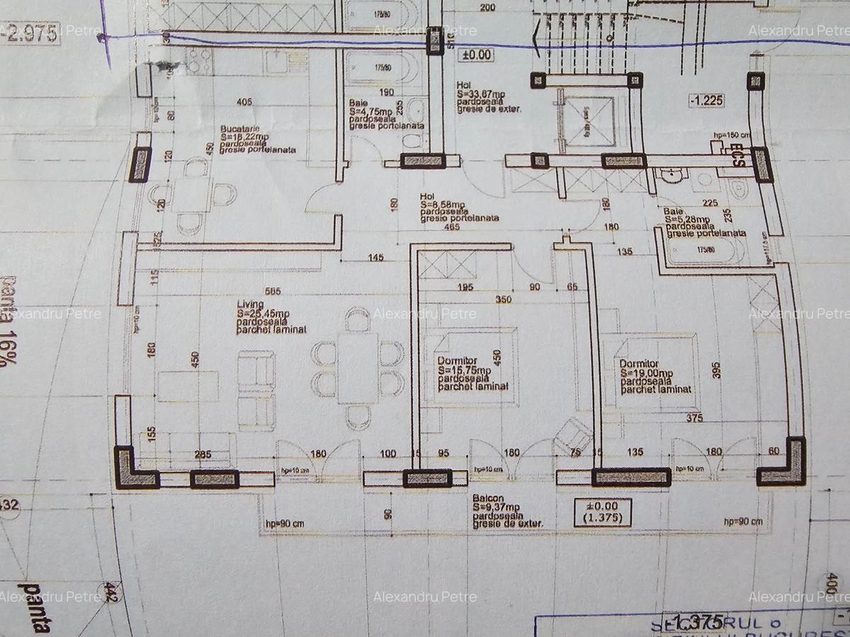 3 camere parter | 110 mp utili | parcare subterana 25 mp | Regie | Comision 0 - 19