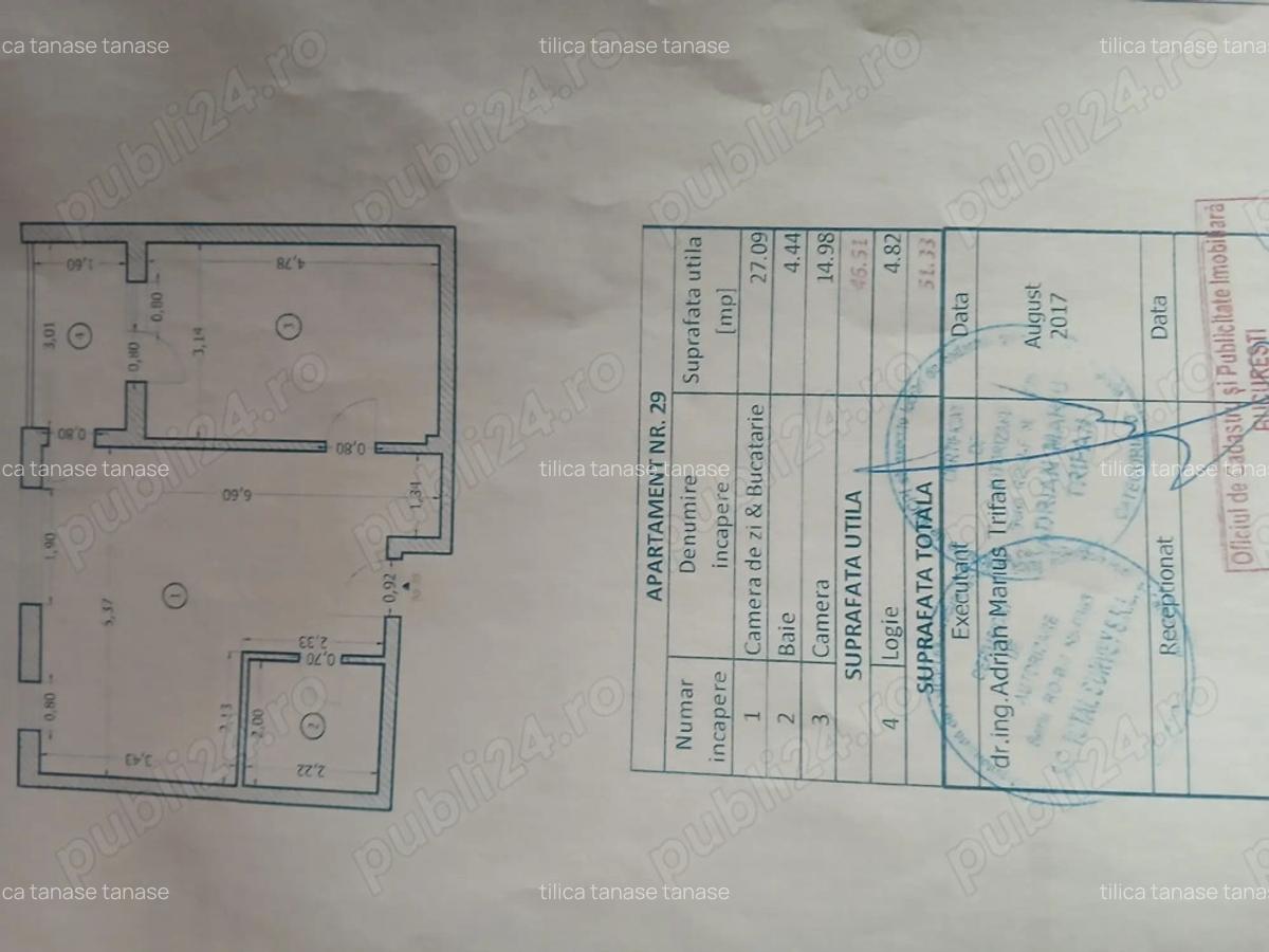 Apartament cu doua camere decomandat 51 mp sect 5 - 5