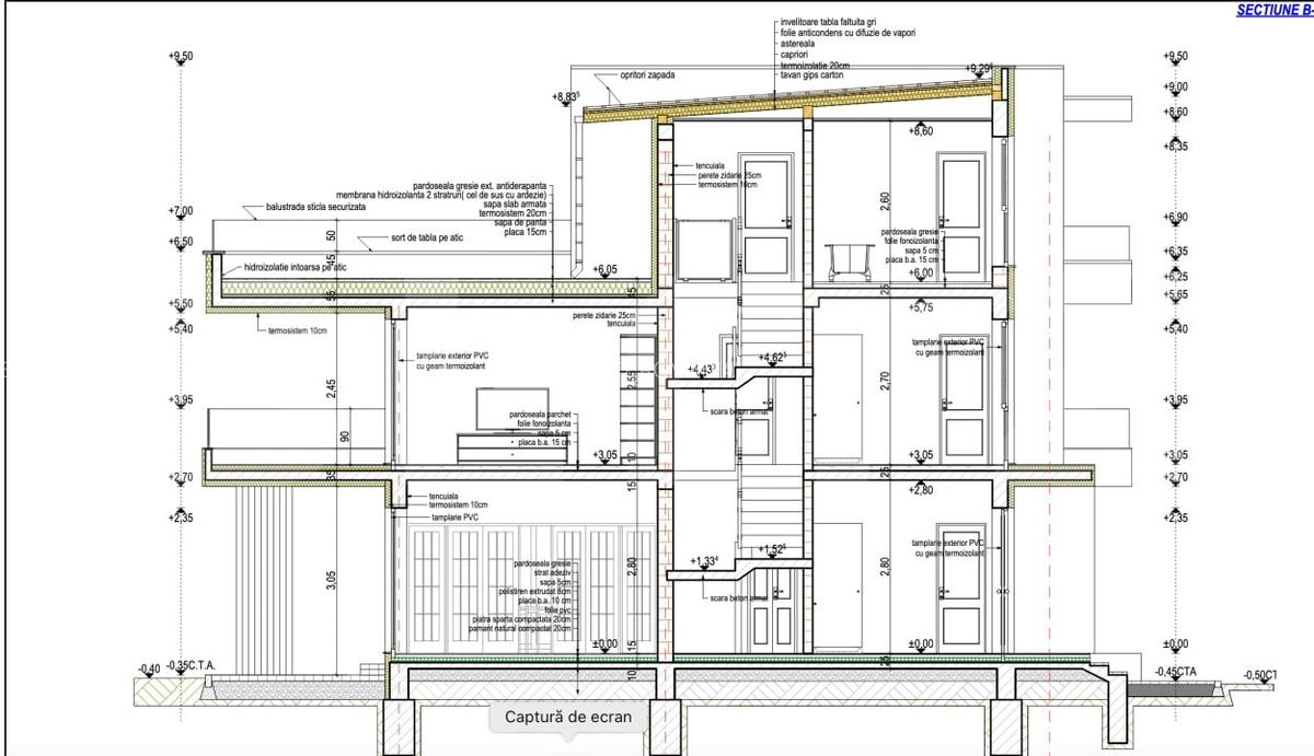 Casa tip duplex de lux P+2, priveliste superba spre munti, 10 camere - Ghimbav - 9