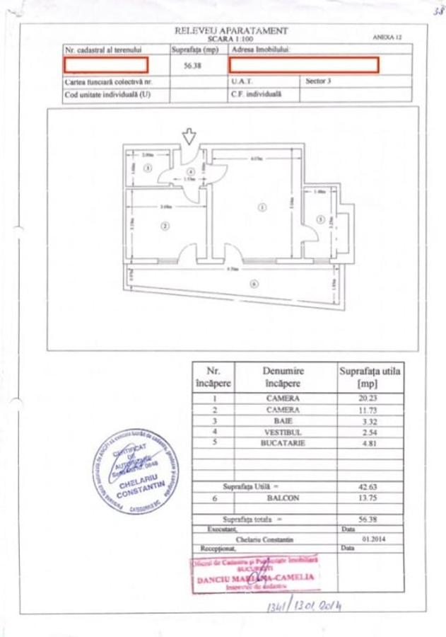 Apartament 2 camere-centrala-decomandat-zona Decebal - 13