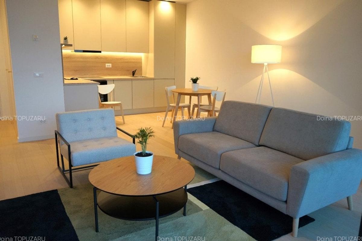 Baneasa Shopping City-2 camere mobilate, terasa 9 mp, parcare, COMISION 0%! - 5