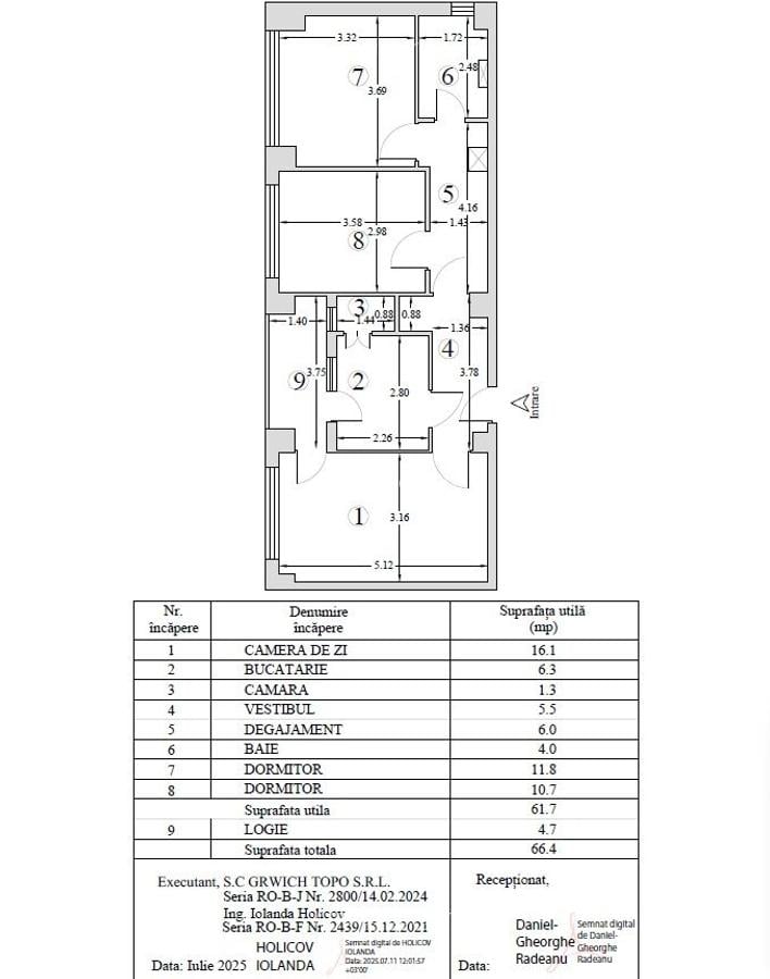 Apartament 3 camere A. Panu - 2