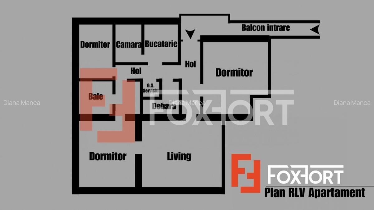 Apartament cu 4 camere circular, mobilat în Central - 8